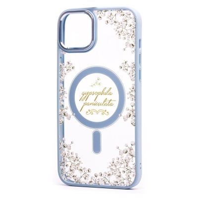 Чехол-накладка для Apple iPhone 14 Plus - (002) (голубой) - SM015 SafeMag