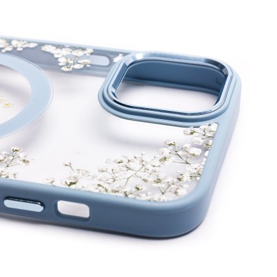 Чехол-накладка для Apple iPhone 14 Plus - (002) (голубой) - SM015 SafeMag