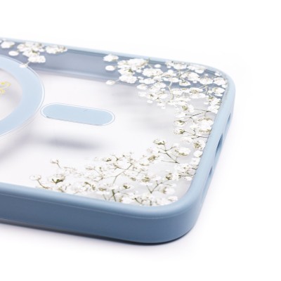 Чехол-накладка для Apple iPhone 14 Plus - (002) (голубой) - SM015 SafeMag
