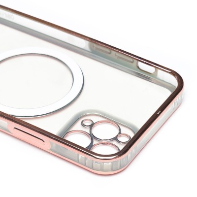 Чехол-накладка для Apple iPhone 11 Pro на ремешке (розовое золото) - SM016 SafeMag
