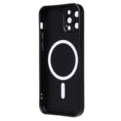Чехол-накладка для Apple iPhone 12 Pro (черный) - SM020 Matte SafeMag
