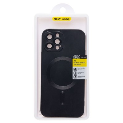 Чехол-накладка для Apple iPhone 12 Pro (черный) - SM020 Matte SafeMag