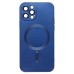 Чехол-накладка для Apple iPhone 12 Pro (темно-синий) - SM020 Matte SafeMag