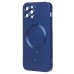 Чехол-накладка для Apple iPhone 12 Pro (темно-синий) - SM020 Matte SafeMag