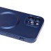 Чехол-накладка для Apple iPhone 12 Pro (темно-синий) - SM020 Matte SafeMag