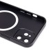 Чехол-накладка для Apple iPhone 12 (черный) - SM020 Matte SafeMag
