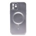 Чехол-накладка для Apple iPhone 12 (титановый) - SM020 Matte SafeMag