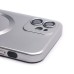 Чехол-накладка для Apple iPhone 12 (титановый) - SM020 Matte SafeMag