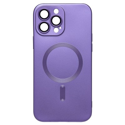 Чехол-накладка для Apple iPhone 13 Pro Max (сиреневый) - SM020 Matte SafeMag Чехол-накладка для Apple iPhone 13 Pro Max (сиреневый) - SM020 Matte SafeMag
