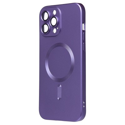Чехол-накладка для Apple iPhone 13 Pro Max (сиреневый) - SM020 Matte SafeMag