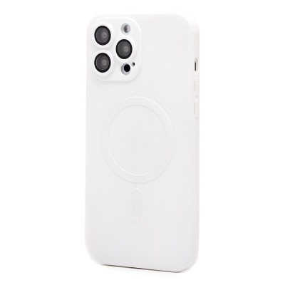 Чехол-накладка для Apple iPhone 13 Pro Max (белый) - SM020 Matte SafeMag Чехол-накладка для Apple iPhone 13 Pro Max (белый) - SM020 Matte SafeMag