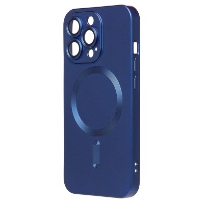 Чехол-накладка для Apple iPhone 13 Pro (темно-синий) - SM020 Matte SafeMag