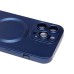 Чехол-накладка для Apple iPhone 13 Pro (темно-синий) - SM020 Matte SafeMag