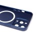 Чехол-накладка для Apple iPhone 13 Pro (темно-синий) - SM020 Matte SafeMag