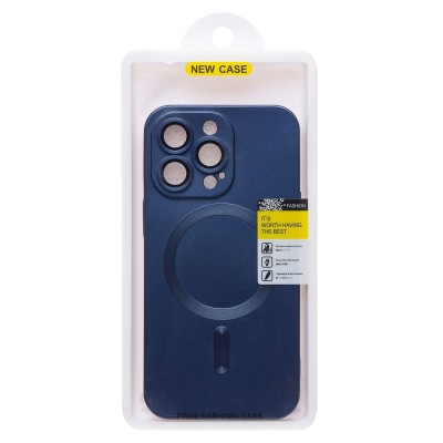 Чехол-накладка для Apple iPhone 13 Pro (темно-синий) - SM020 Matte SafeMag