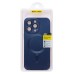 Чехол-накладка для Apple iPhone 13 Pro (темно-синий) - SM020 Matte SafeMag