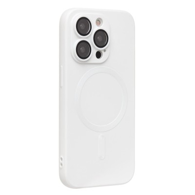Чехол-накладка для Apple iPhone 14 Pro (белый) - SM020 Matte SafeMag