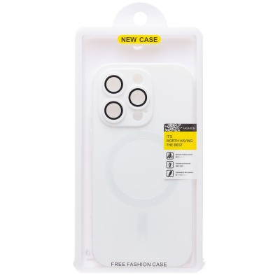 Чехол-накладка для Apple iPhone 14 Pro (белый) - SM020 Matte SafeMag