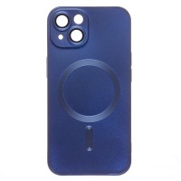 Чехол-накладка для Apple iPhone 14 (темно-синий) - SM020 Matte SafeMag