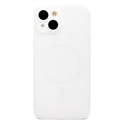 Чехол-накладка для Apple iPhone 14 (белый) - SM020 Matte SafeMag