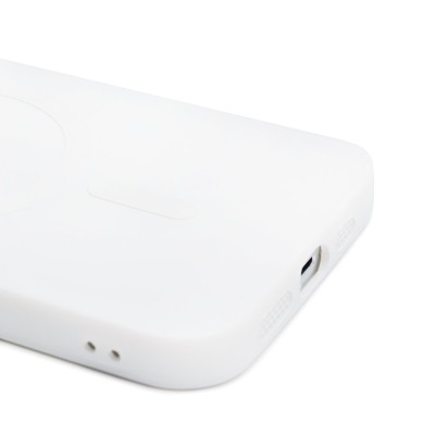 Чехол-накладка для Apple iPhone 14 (белый) - SM020 Matte SafeMag
