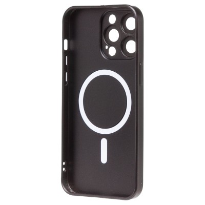 Чехол-накладка для Apple iPhone 15 Pro Max (черный) - SM020 Matte SafeMag