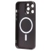 Чехол-накладка для Apple iPhone 15 Pro Max (черный) - SM020 Matte SafeMag