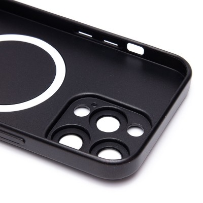 Чехол-накладка для Apple iPhone 15 Pro Max (черный) - SM020 Matte SafeMag