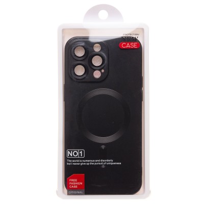 Чехол-накладка для Apple iPhone 15 Pro Max (черный) - SM020 Matte SafeMag