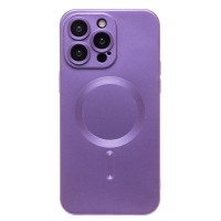 Чехол-накладка для Apple iPhone 15 Pro Max (сиреневый) - SM020 Matte SafeMag