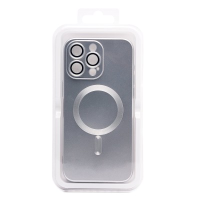 Чехол-накладка для Apple iPhone 15 Pro Max (титановый) - SM020 Matte SafeMag