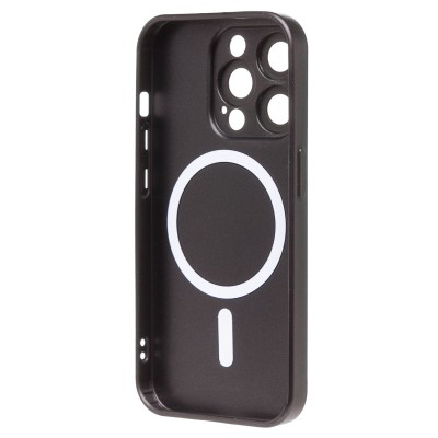 Чехол-накладка для Apple iPhone 15 Pro (черный) - SM020 Matte SafeMag