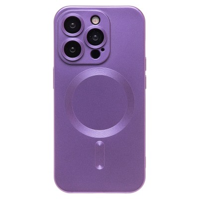 Чехол-накладка для Apple iPhone 15 Pro (сиреневый) - SM020 Matte SafeMag