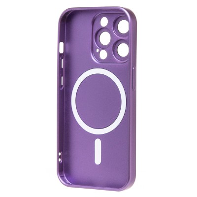 Чехол-накладка для Apple iPhone 15 Pro (сиреневый) - SM020 Matte SafeMag