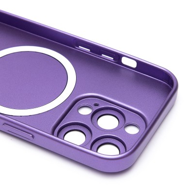 Чехол-накладка для Apple iPhone 15 Pro (сиреневый) - SM020 Matte SafeMag