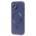 Чехол-накладка для Apple iPhone 15 (темно-синий) - SM020 Matte SafeMag
