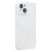 Чехол-накладка для Apple iPhone 15 (белый) - SM020 Matte SafeMag