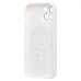 Чехол-накладка для Apple iPhone 15 (белый) - SM020 Matte SafeMag