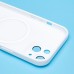 Чехол-накладка для Apple iPhone 15 (белый) - SM020 Matte SafeMag