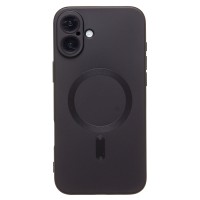 Чехол-накладка для Apple iPhone 16 Plus (черный) - SM020 Matte SafeMag