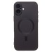 Чехол-накладка для Apple iPhone 16 Plus (черный) - SM020 Matte SafeMag