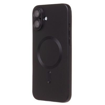 Чехол-накладка для Apple iPhone 16 Plus (черный) - SM020 Matte SafeMag