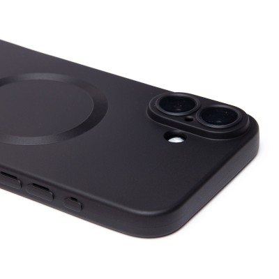 Чехол-накладка для Apple iPhone 16 Plus (черный) - SM020 Matte SafeMag