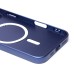 Чехол-накладка для Apple iPhone 16 Plus (темно-синий) - SM020 Matte SafeMag