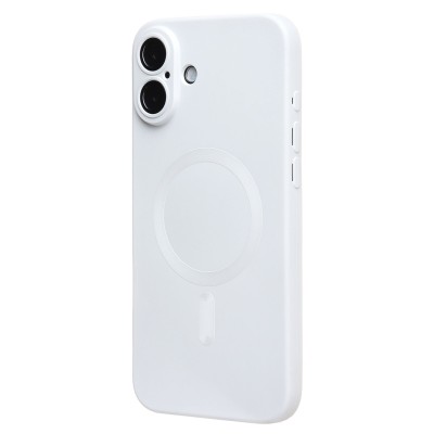 Чехол-накладка для Apple iPhone 16 Plus (белый) - SM020 Matte SafeMag