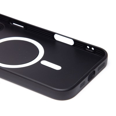 Чехол-накладка для Apple iPhone 16 Pro Max (черный) - SM020 Matte SafeMag