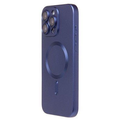 Чехол-накладка для Apple iPhone 16 Pro Max (темно-синий) - SM020 Matte SafeMag