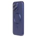 Чехол-накладка для Apple iPhone 16 Pro Max (темно-синий) - SM020 Matte SafeMag