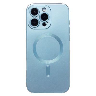 Чехол-накладка для Apple iPhone 16 Pro Max (голубой) - SM020 Matte SafeMag