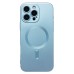 Чехол-накладка для Apple iPhone 16 Pro Max (голубой) - SM020 Matte SafeMag